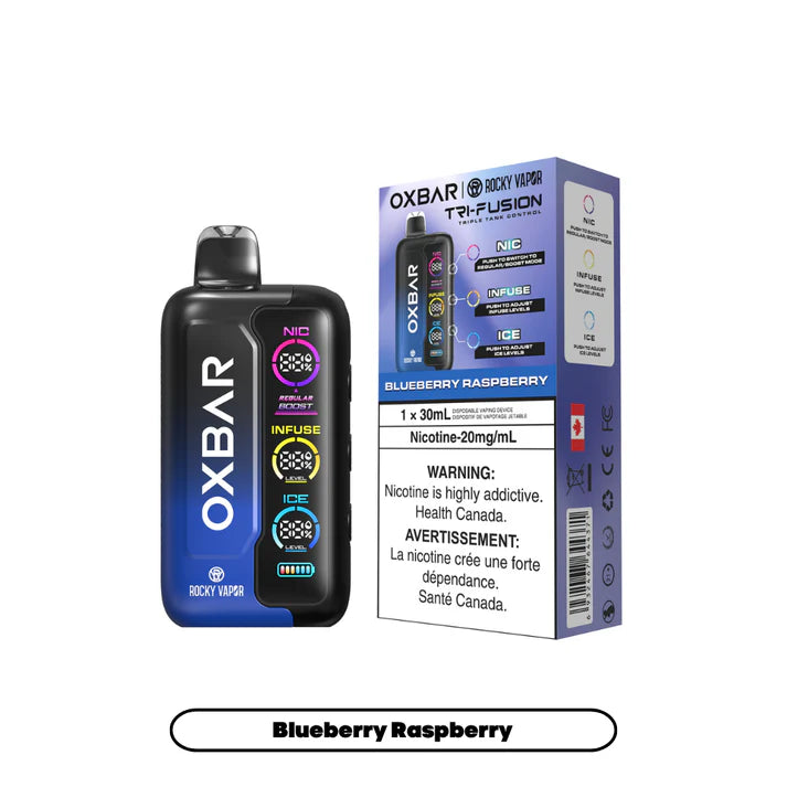 Rocky Vapor Oxbar Tri Fusion 30ml Disposable %vape easy%%vape%