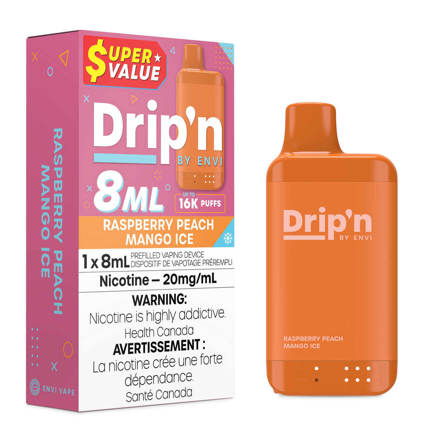 Drip'N 8ml 16K Puff
