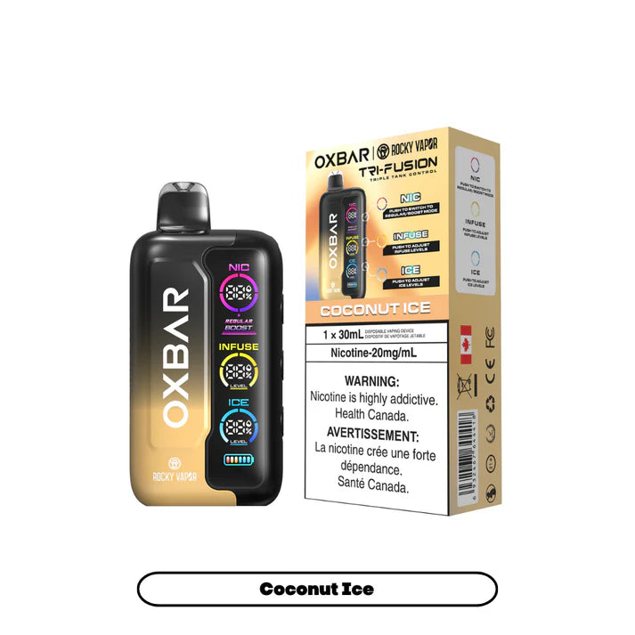 Rocky Vapor Oxbar Tri Fusion 30ml Disposable %vape easy%%vape%