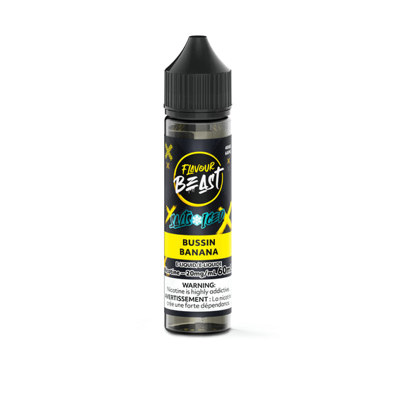 Flavour Beast E-Liquid - Bussin Banana (ICED) 60ML