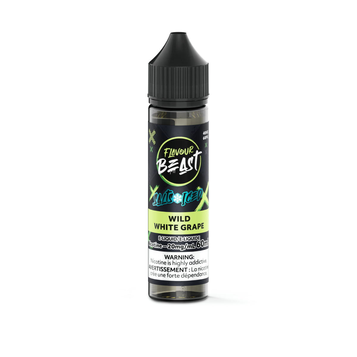 Flavour Beast E-Liquid - Wild White Grape (ICED) 60ML (Copy) %vape easy%%vape%