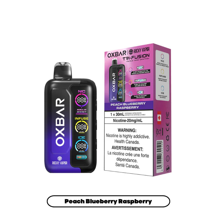 Rocky Vapor Oxbar Tri Fusion 30ml Disposable %vape easy%%vape%