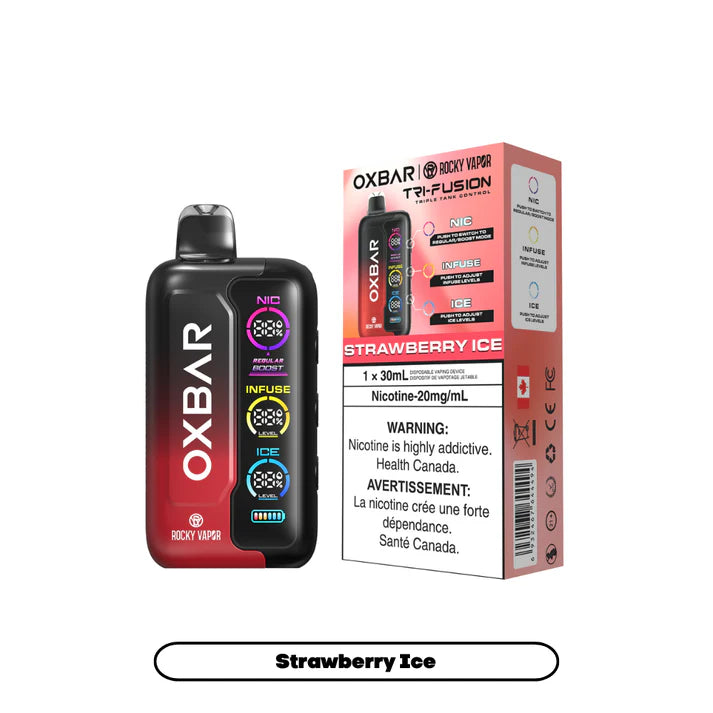 Rocky Vapor Oxbar Tri Fusion 30ml Disposable %vape easy%%vape%