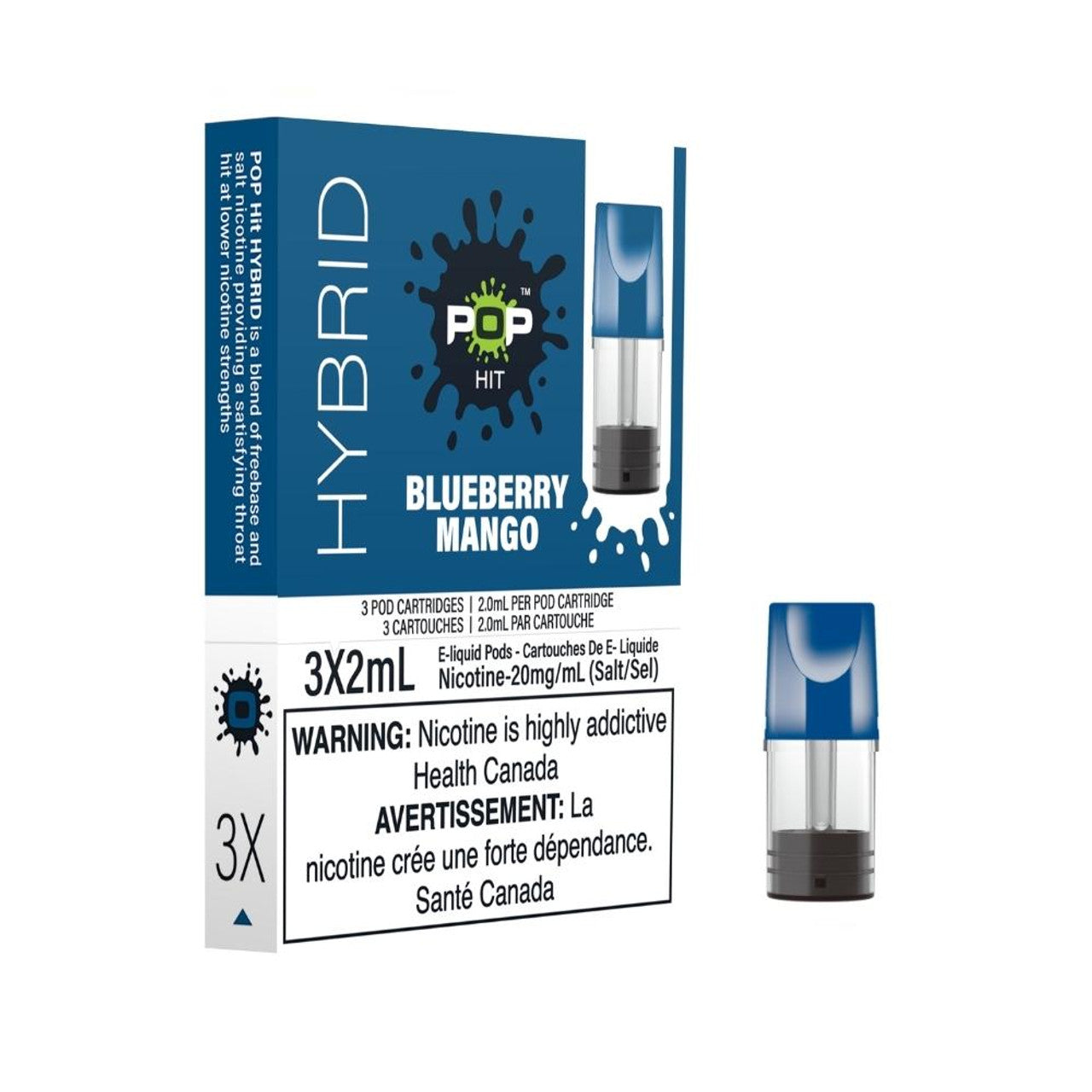 Pop Pods Hybrid 2% - Blueberry Mango %vape easy%%vape%