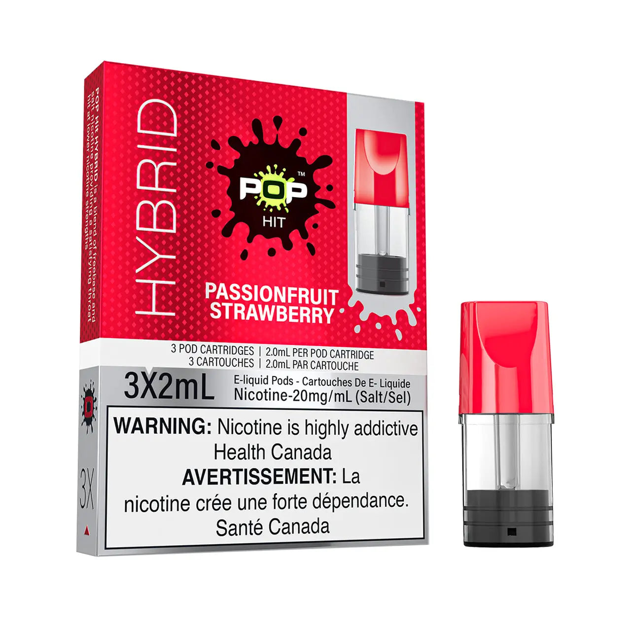 Pop Pods Hybrid 2% - Passionfruit Strawberry %vape easy%%vape%
