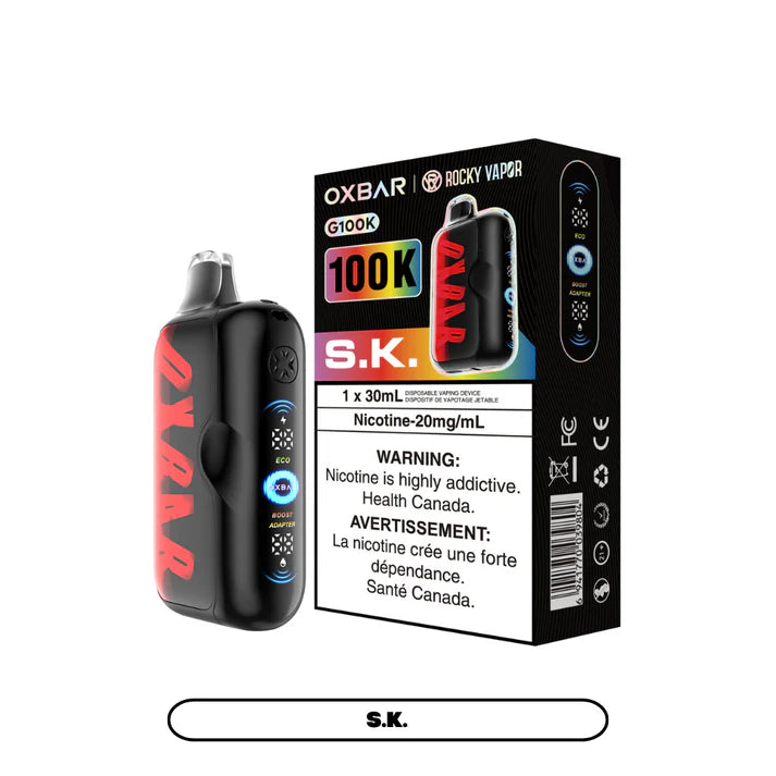 Rocky Vapor Oxbar G100K Puff Disposable %vape easy%%vape%