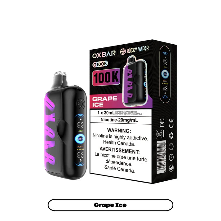 Rocky Vapor Oxbar G100K Puff Disposable %vape easy%%vape%