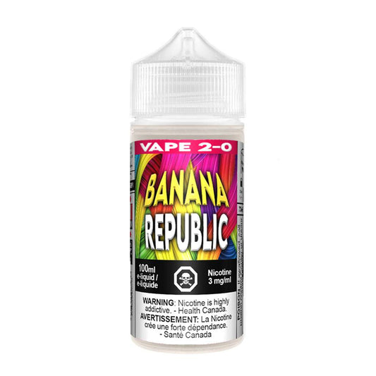 Vape 2-0 100ml - Banana Republic %vape easy%%vape%