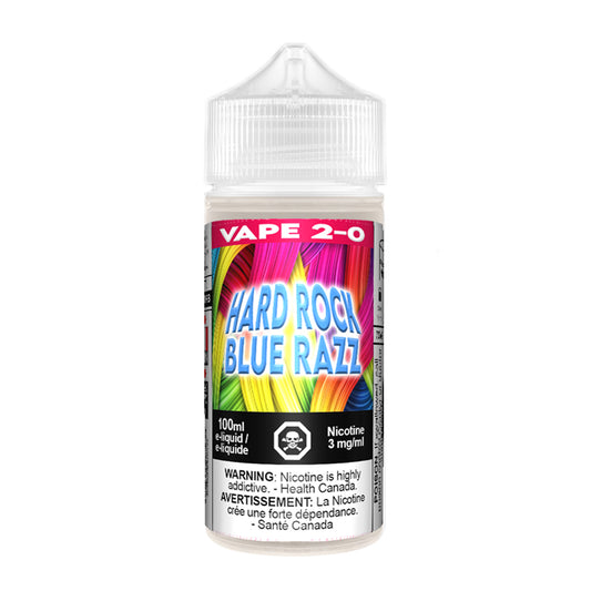 Vape 2-0 100ml - Hard Rock Blue Razz %vape easy%%vape%