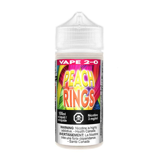 Vape 2-0 100ml - Peach Rings %vape easy%%vape%