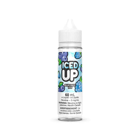 ICED UP E-Liquid - BLUE RAZZ ICE 60ml %vape easy%%vape%